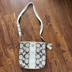 Tan Coach Purse